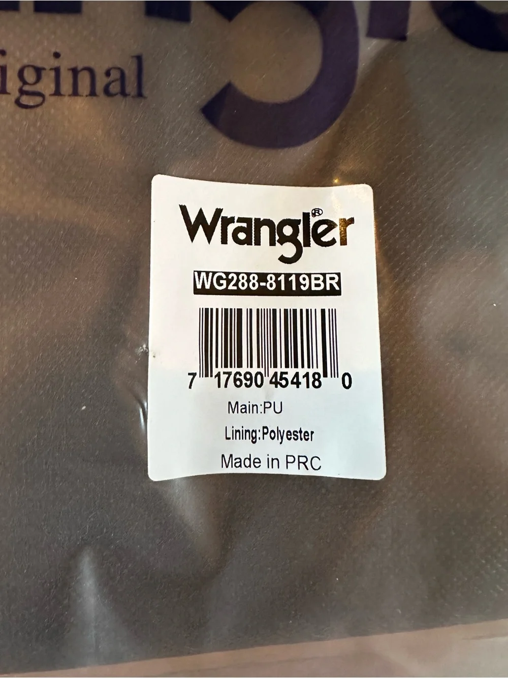 Wrangler classic leather
